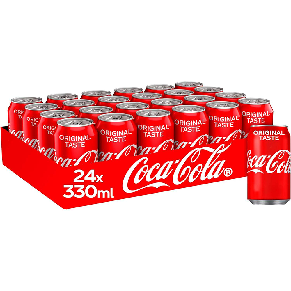 Coca-Cola Sabor Original,Coca-Cola Zero Azúcar refresco de cola  Pack de 24*330 ml