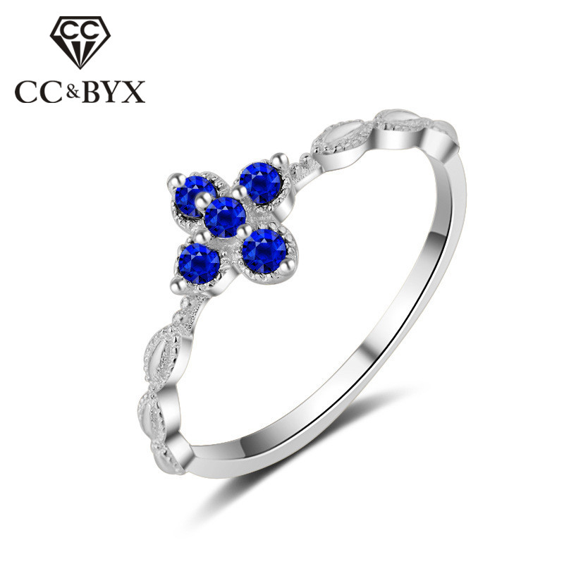 CC Rings For Women Simple Wedding Vintage Ball Clover Palace Retro Parure Bijoux Femme CC818a