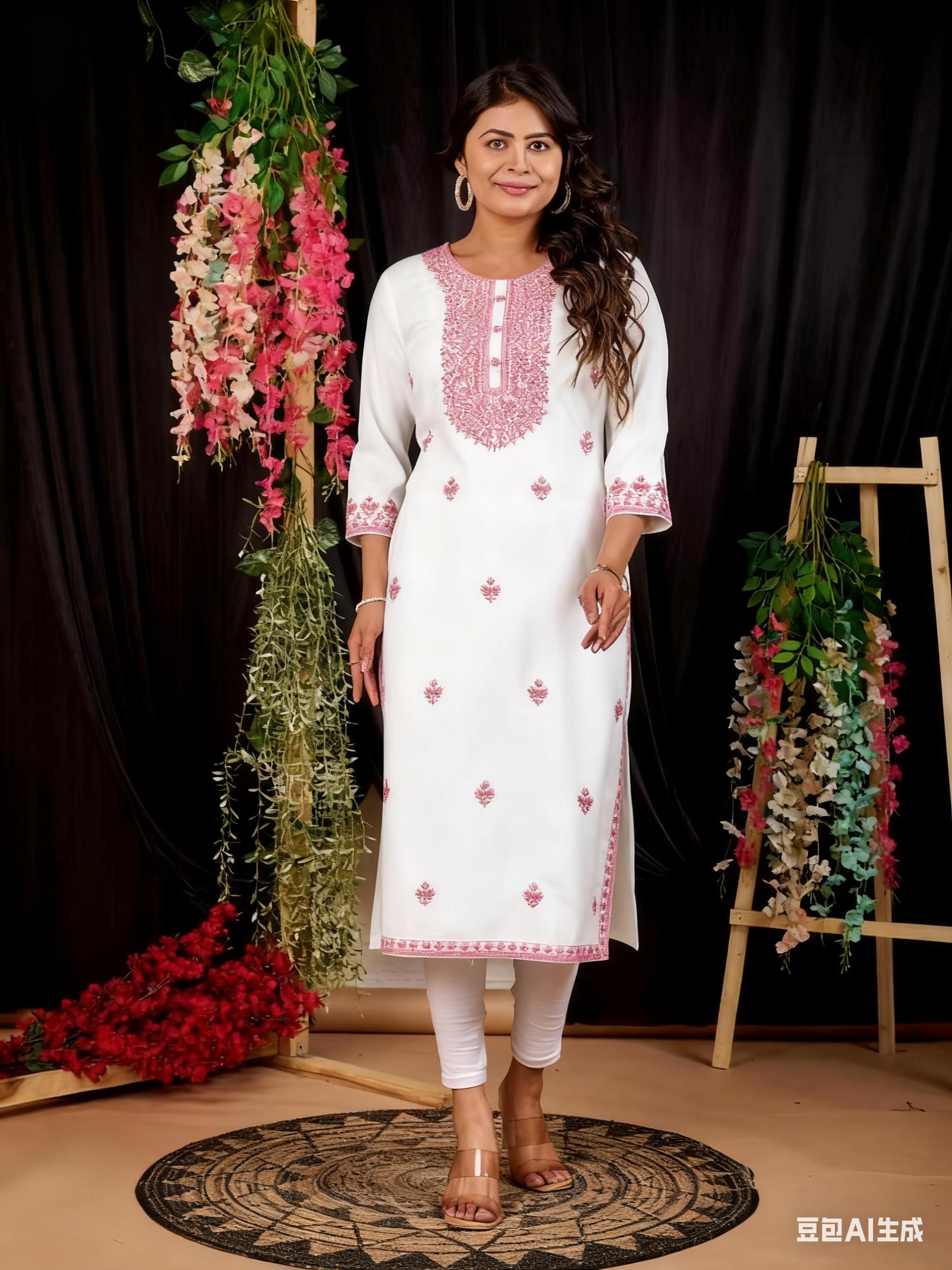 Muslim Women's Casual Fashionable Comfortable Straight Tube Casual Ethnic Turkish Abaya National style Abito Donna Musulmana