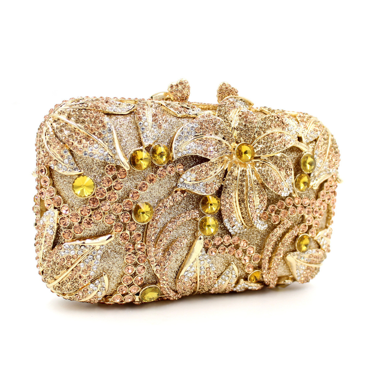 Source Explosion Dinner Women's Luxury Banquet Clutch Bag Shoulder Diamond Flash Evening Bag Rhinestone Purse Borsa Luxury Donna