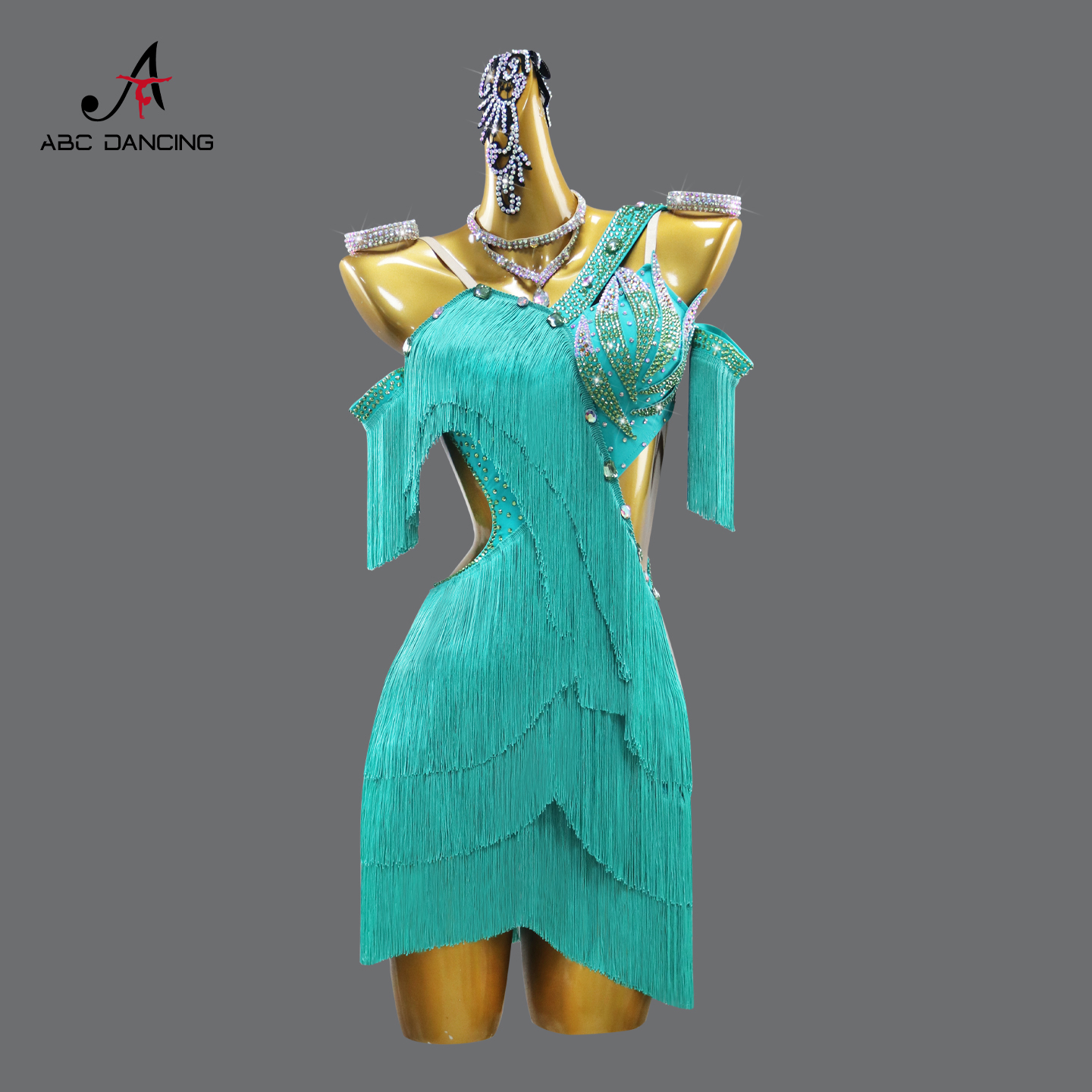 Girls Dance Costume Womens Latin Dress Prom Practice Clothes Evening Ballroom Performance 2026 New Carnival Parties Fringed Suit