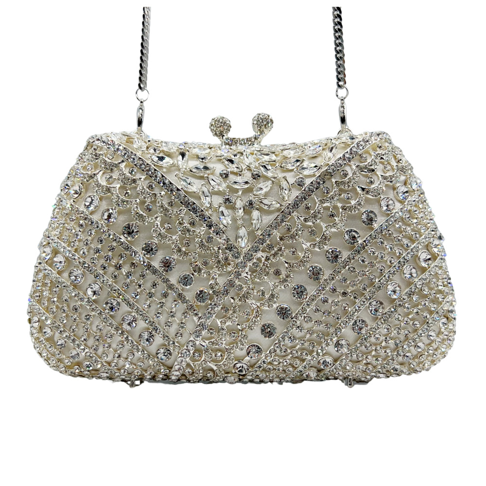 Crystal Clutch Bag Diamond-encrusted Dinner Bag Party Wedding Banquet Luxury Full Of Diamonds Women's Party Gathering Handtasche