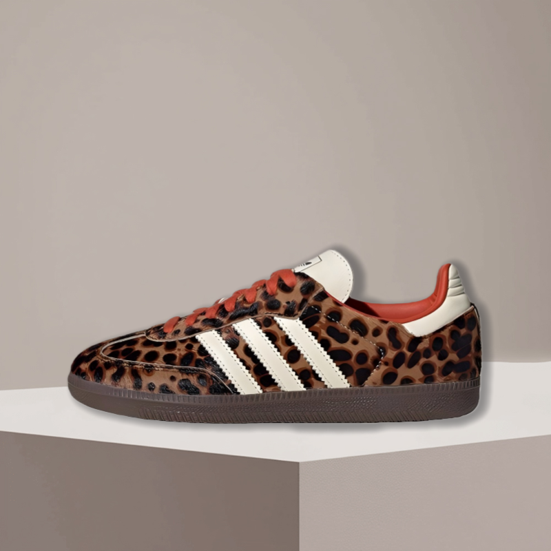 adidas Originals SAMBA OG Comfortable and Durable Low-Top Sneakers Unisex Brown JI2734