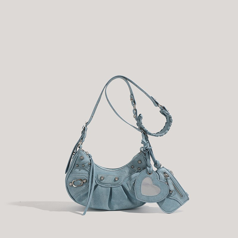 Versatile Armpit Bag Rivets Crossbody Bag for Women Shoulder Bags Purse and Handbags Designer Bag Сумка Женская Bolsos Mujer 가방