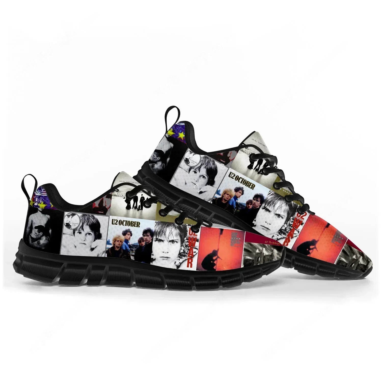 U2 Rock Band Fashion punk scarpe sportive uomo donna adolescente bambini bambini Sneakers Casual personalizzate scarpe da coppia