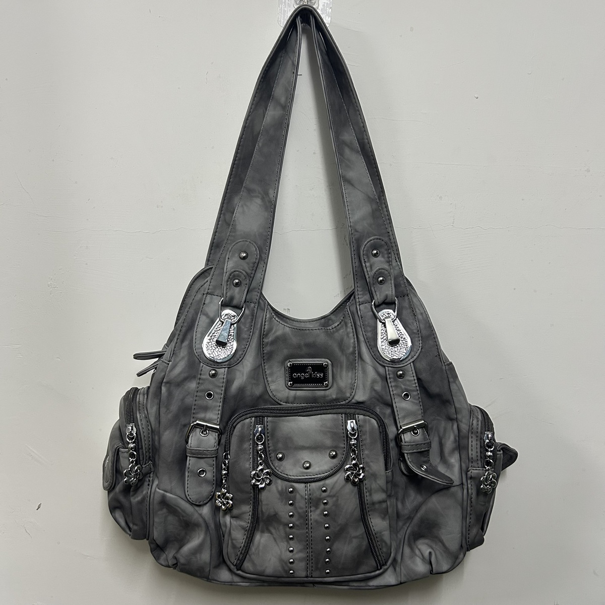Angel kiss Bag Women Fashion Handbags Women Shoulder Bags PU Leather Handbag Female Satchel Shoulder Purse Bag bolsa feminina
