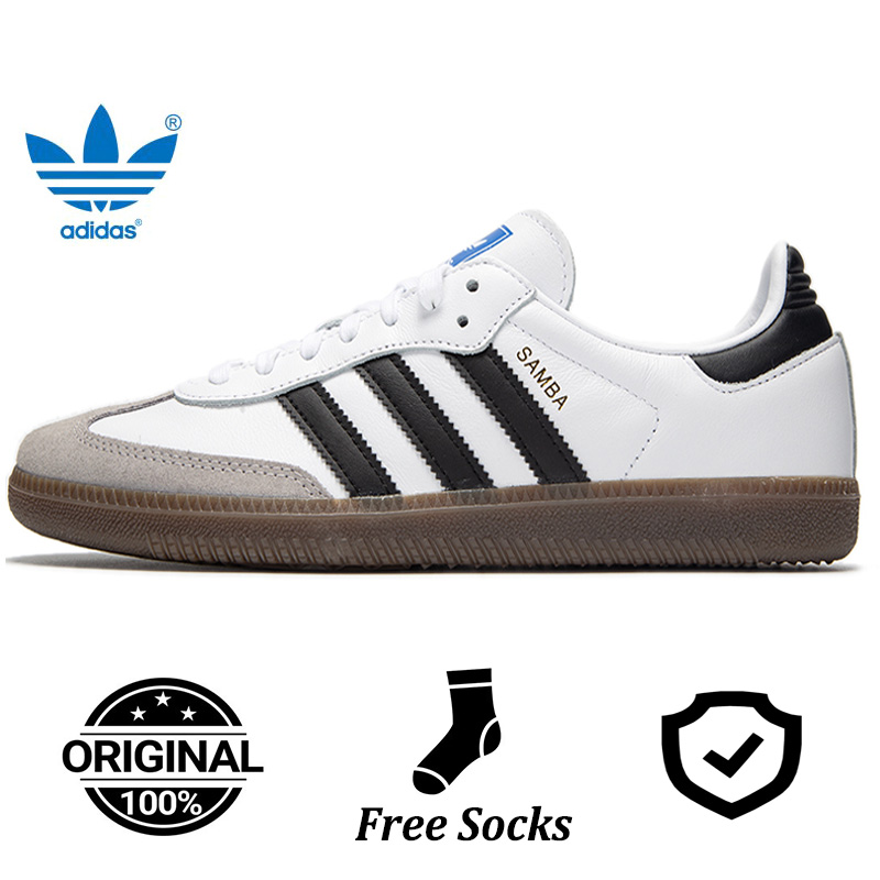 Adidas Originals Samba OG נעלי סניקרס עור וזמש לגברים רטרו קז'ואל streetwear