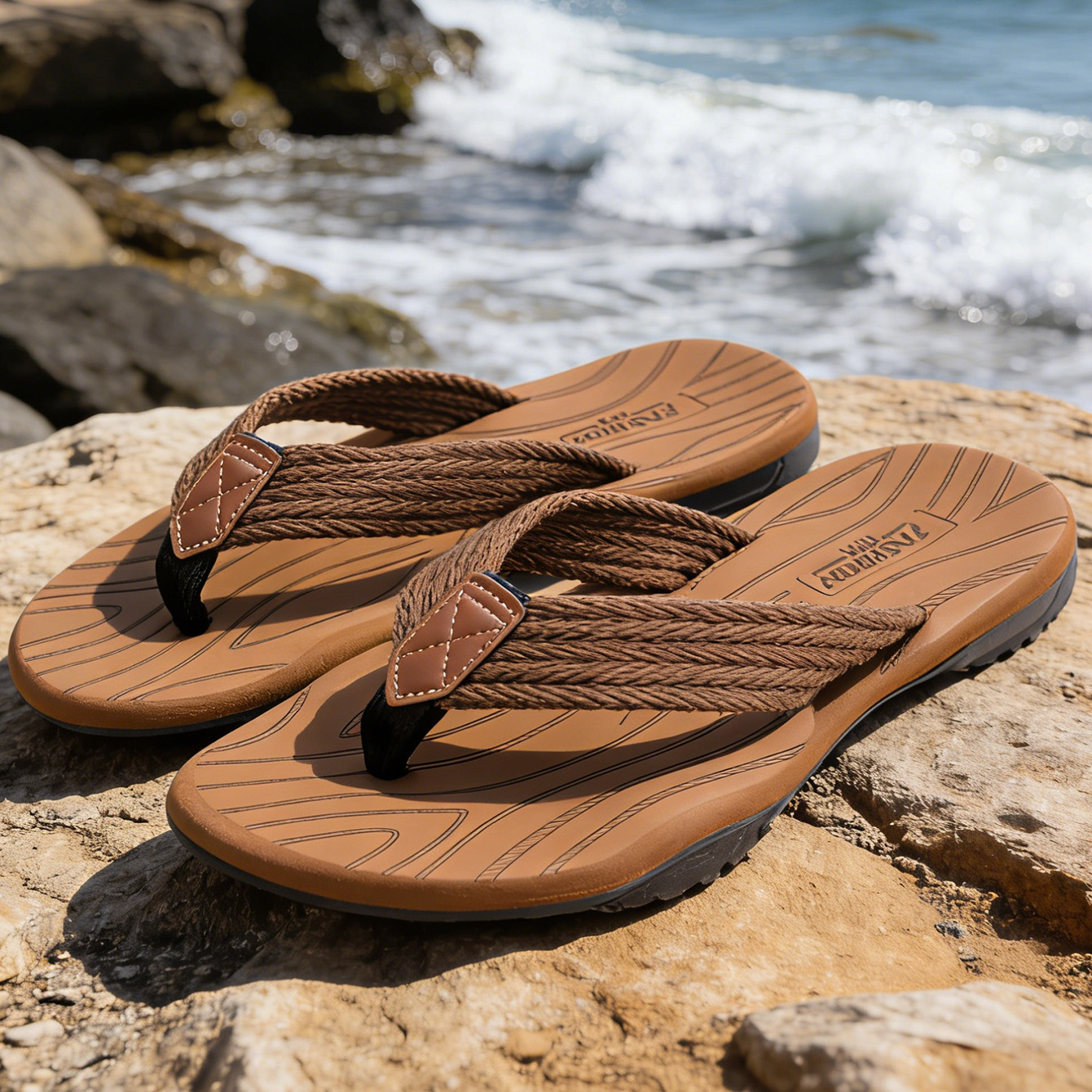 High quality men's quick drying sandals summer beach casual shoes fashionable and breathable beach indoor and outdoor shoes