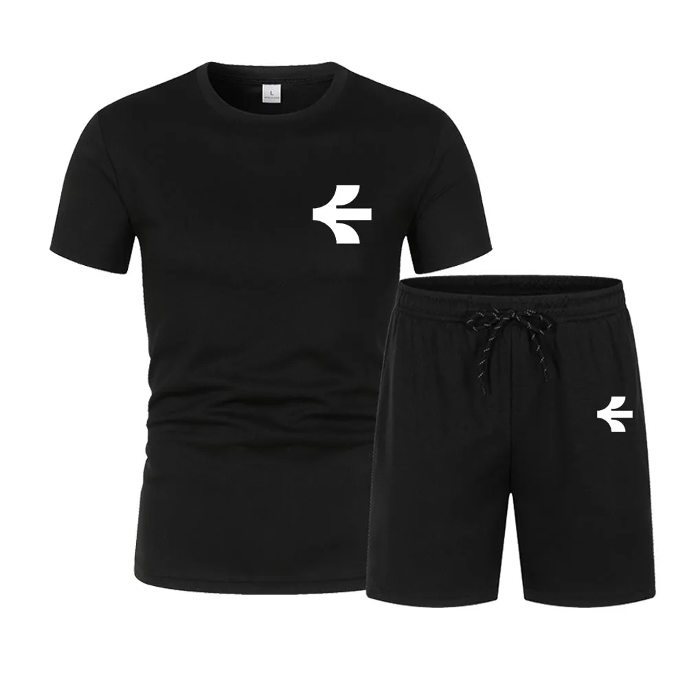 Ensembles d'été pour hommes mode coréenne survêtement hommes à manches courtes t-shirts + Shorts de sport costume hommes décontr