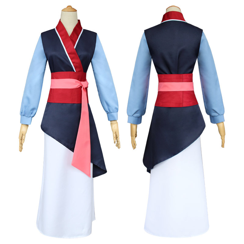 תחפושת Mulan - שמלת Hanfu סינית לנשים