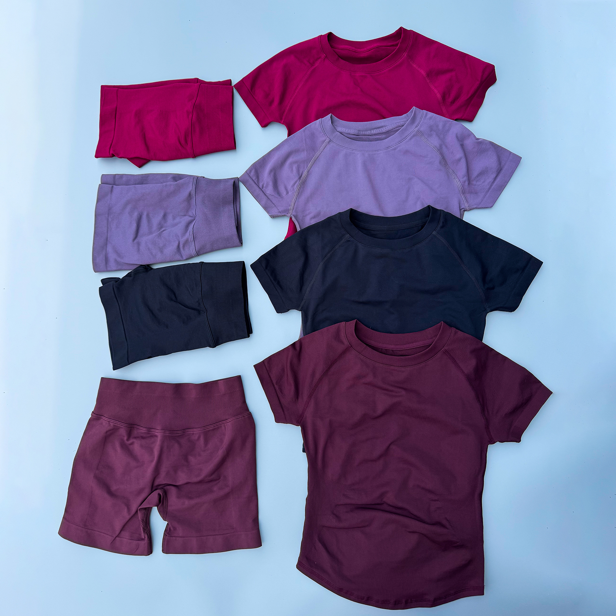 2Pcs Seamless Yoga Set Short Sleeve Crop Top Sports Shorts Women Workout Running Fitness Gym Suit Original Activewear