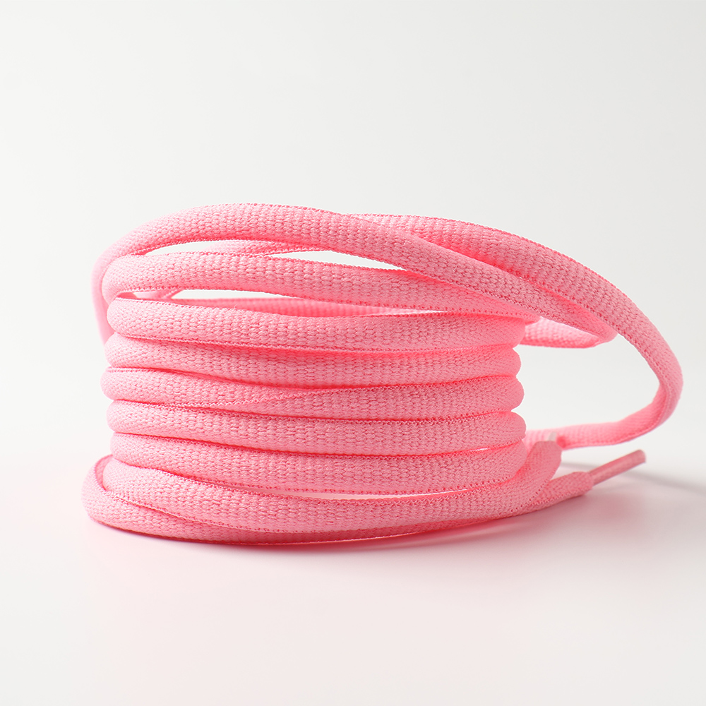 2025New 120/140cm Pink & Purple Flat Semicircular Shoelaces for Sneakers, Laces for Men and Women Girls' Nike Shoes