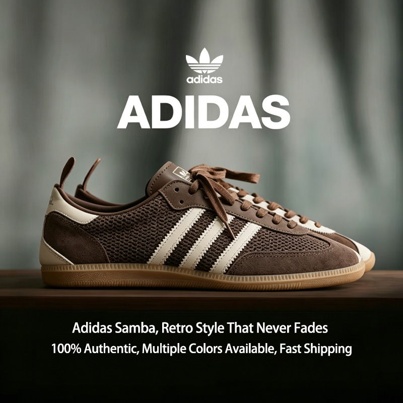 Adidas Unisex Samba OG Classic Sneakers, Retro Fashion Trefoil Shoes for Daily Wear & Travel JI3184